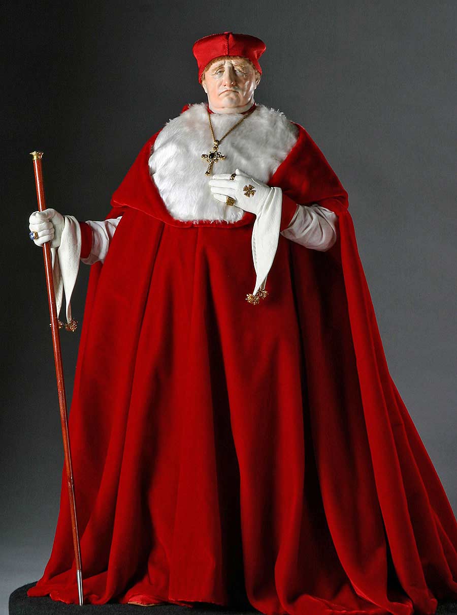 Cardinal Thomas Wolsey, serving both Henry VII and Henry VIII.