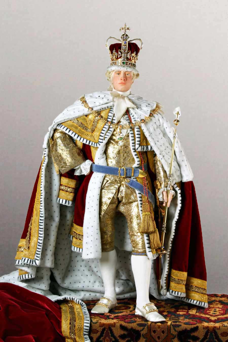 King George III, dedicated to duty and preserving England's honor.