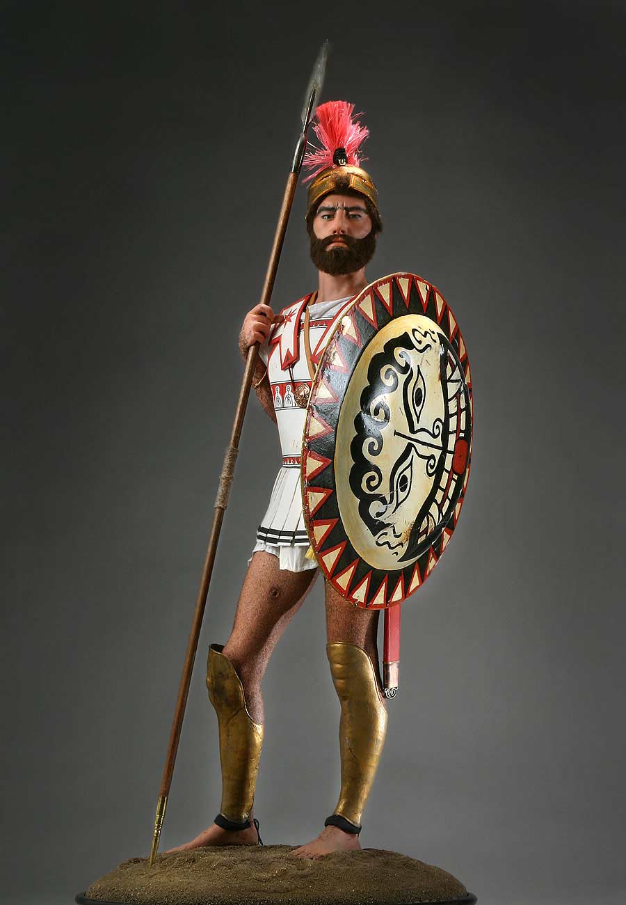 About Greek Hoplite Warrior Aka. "citizen Soldiers" From Warriors Of ...