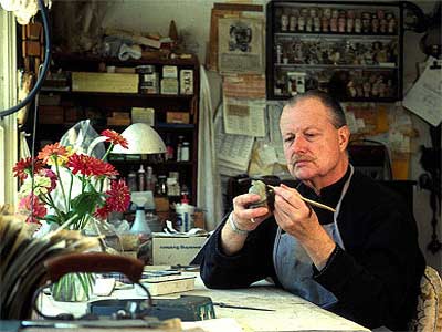 George Stuart in his Ojai, CA studio